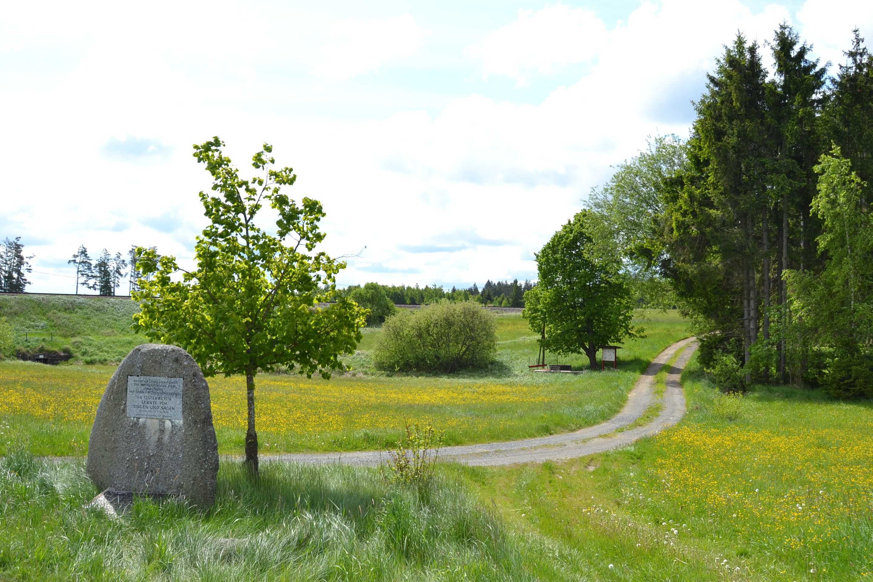 Der historische Ort Walthers im Waldviertel
